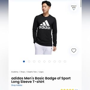 Adidas Basic Badge of Sport Long Sleeve Tee